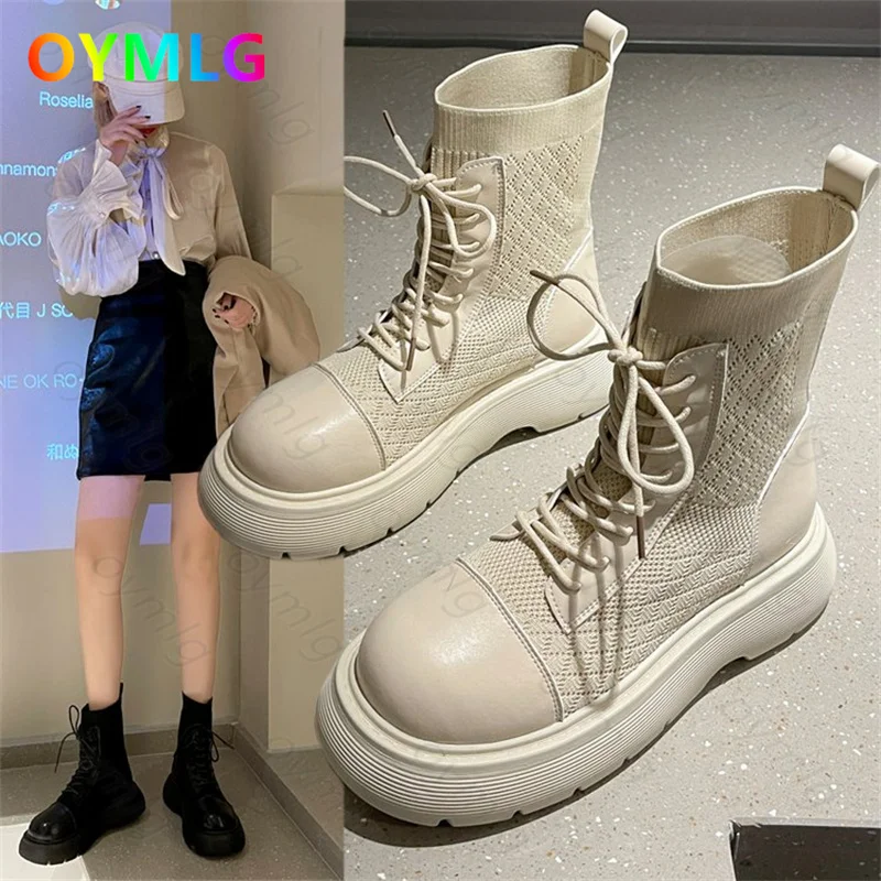 Knitted Martin Boots Women's Fall 2021 New Net Red Thin Breathable Mid-Tube Boots Thick-soled Socks Boots platform shoes
Knitted Martin Boots Women's Fall 2021 New Net Red Thin Breathable Mid-Tube Boots Thick-soled Socks Boots platform shoes