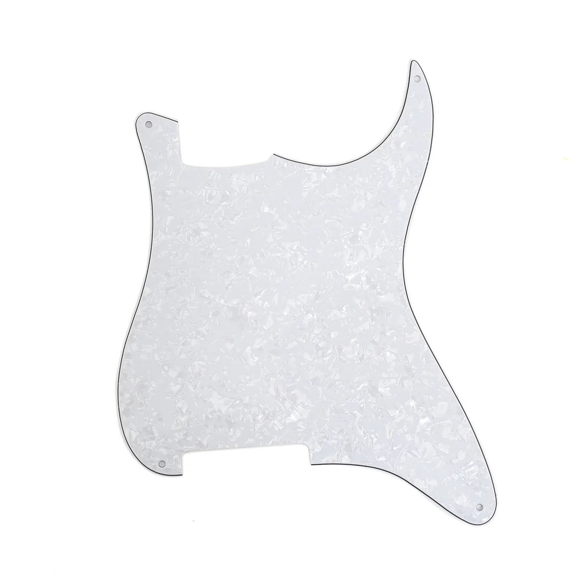 Musiclily 4 Hole Guitar Strat Pickguard Blanks Material for Stratocaster Style Guitar Custom, 4Ply White Pearl
Musiclily 4 Hole Guitar Strat Pickguard Blanks Material for Stratocaster Style Guitar Custom, 4Ply White Pearl