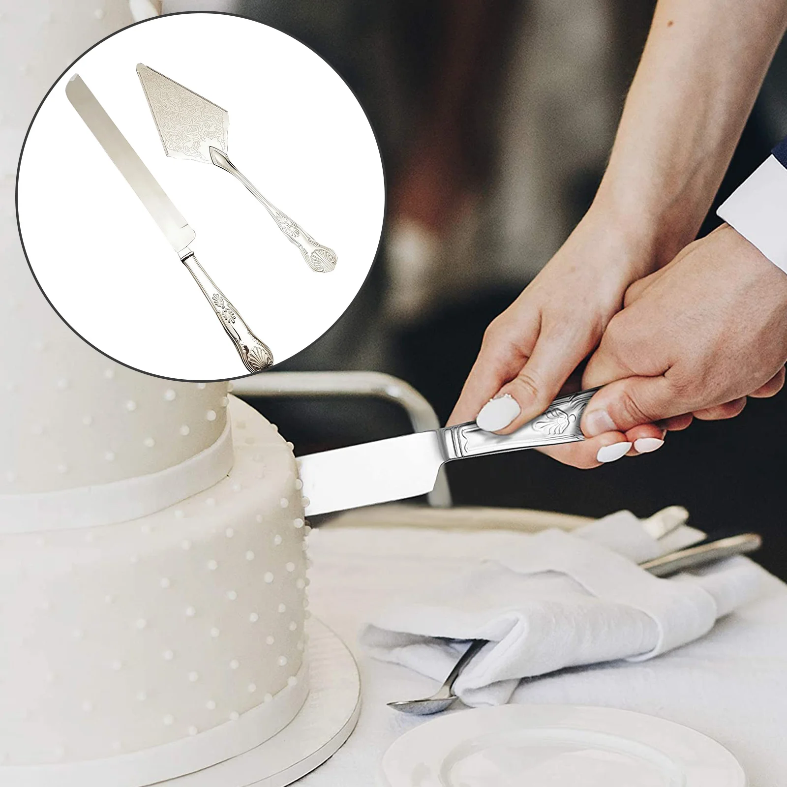 Stainless Steel Cake Shovel Set Dessert Pie Fondant Divider Cutter Bread Pizza Knife Spatula Server Baking Tool For Wedding
Stainless Steel Cake Shovel Set Dessert Pie Fondant Divider Cutter Bread Pizza Knife Spatula Server Baking Tool For Wedding