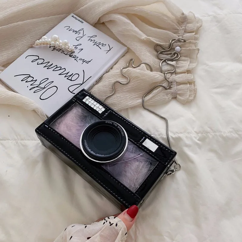 Camera Transparent Shoulder Bags for Women 2021 Leather Designer Bag Ladies Fashion Chain Clear Jelly Purse Small Crossbody Bags
Camera Transparent Shoulder Bags for Women 2021 Leather Designer Bag Ladies Fashion Chain Clear Jelly Purse Small Crossbody Bags