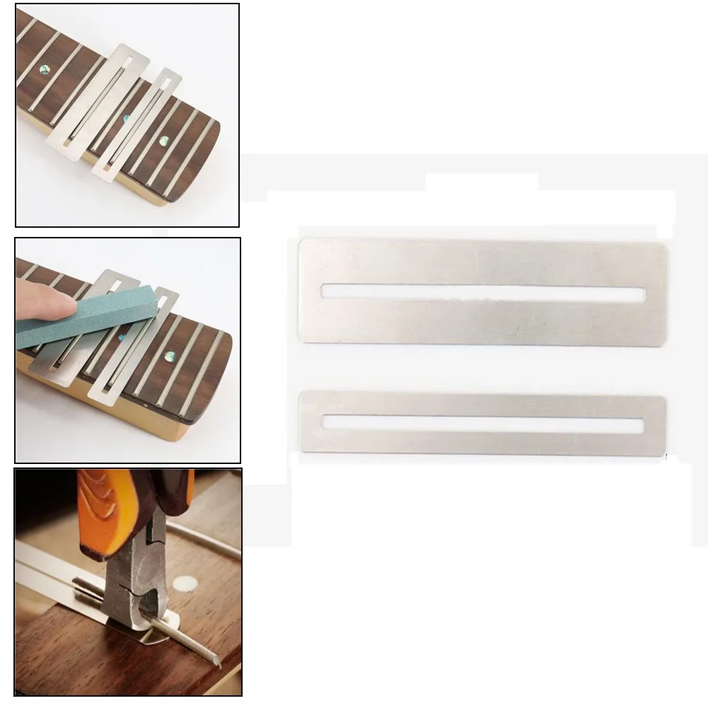 2Pcs Steel Fretboard Guard Fret Protector Tool For Guitar Bass Luthier Tools Guitar Fingerboard Arc Grinding Protection Gasket
2Pcs Steel Fretboard Guard Fret Protector Tool For Guitar Bass Luthier Tools Guitar Fingerboard Arc Grinding Protection Gasket