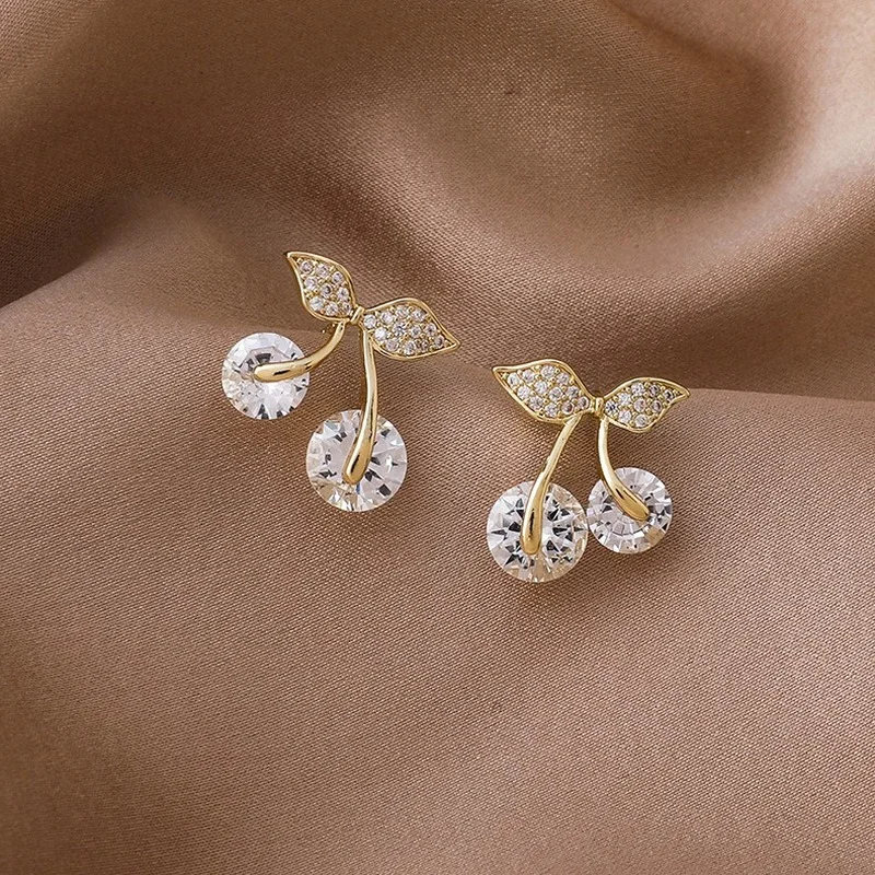 2021 Wholesale New Simple Sweet Cherry Stud Earring CZ Zircon High-Grade Small Retro Wedding Party Earrings for Woman
2021 Wholesale New Simple Sweet Cherry Stud Earring CZ Zircon High-Grade Small Retro Wedding Party Earrings for Woman
