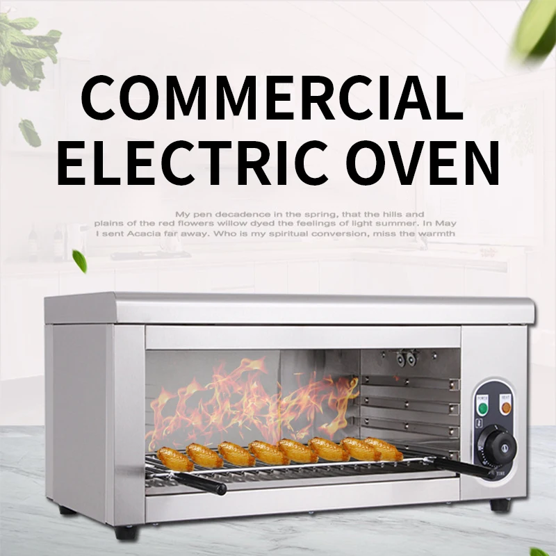 Commercial electric oven 936 wall-mounted meat drying oven Western-style lifting bread slice oven grilled fish oven
Commercial electric oven 936 wall-mounted meat drying oven Western-style lifting bread slice oven grilled fish oven
