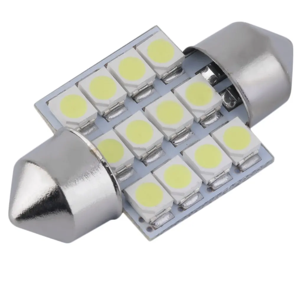Bright 12SMD 3528 Car Auto Map Dome Interior Lights Bulb 31mm Festoon Lamp For Car Interior License Plate
Bright 12SMD 3528 Car Auto Map Dome Interior Lights Bulb 31mm Festoon Lamp For Car Interior License Plate