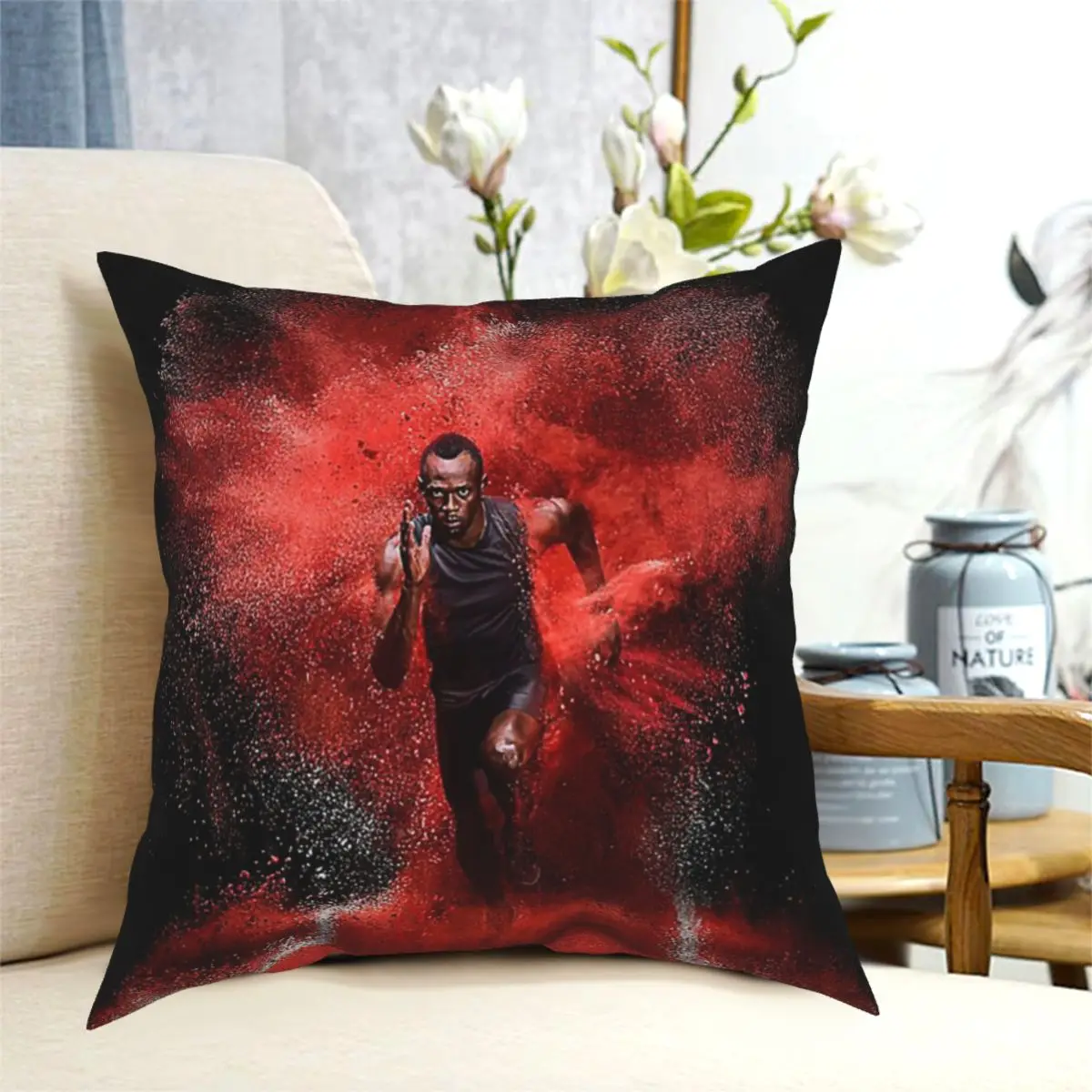Usain Bolt Throw Pillow Cushion Cover Decorative Pillowcases Case Home Sofa Cushions 40x40,45x45cm(Double Sides)
Usain Bolt Throw Pillow Cushion Cover Decorative Pillowcases Case Home Sofa Cushions 40x40,45x45cm(Double Sides)