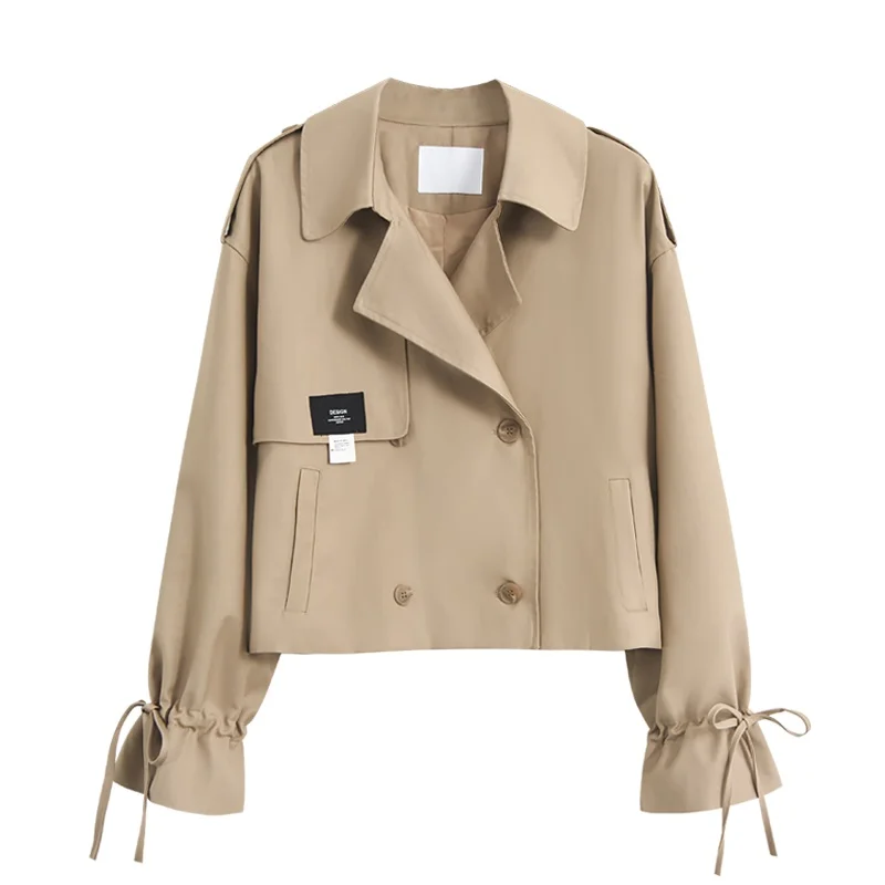 Korean Chic Short Windbreaker Jacket Women Fashion Elegant Double-Breasted Coat Spring Vintage Casual Long Sleeve Outwear AA5843
Korean Chic Short Windbreaker Jacket Women Fashion Elegant Double-Breasted Coat Spring Vintage Casual Long Sleeve Outwear AA5843