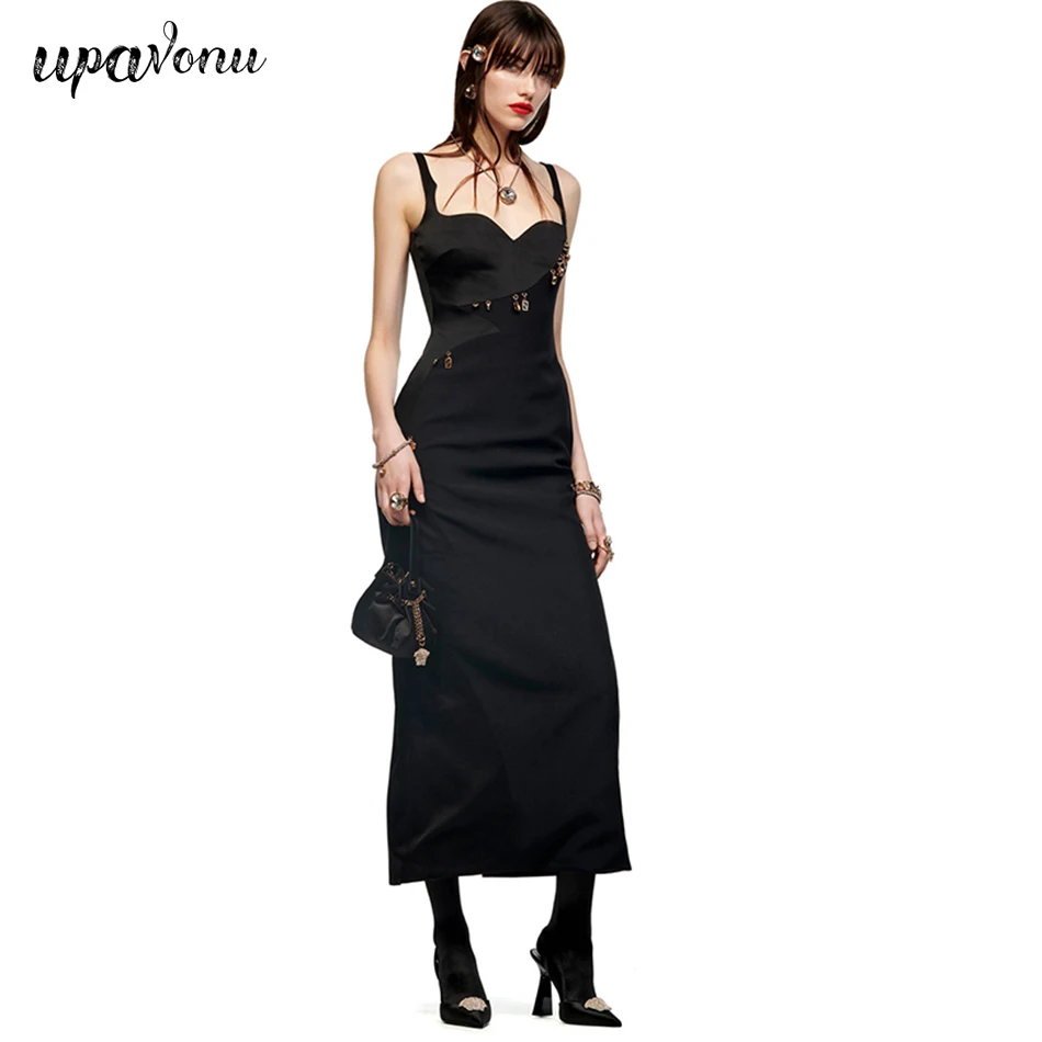 Free Shipping Elegant Satin & Bandage Dress 2021 New Ladies Sling Sleeveless Bodycon Midi Dress Celebrity Party Runway Vestidos 
Free Shipping Elegant Satin & Bandage Dress 2021 New Ladies Sling Sleeveless Bodycon Midi Dress Celebrity Party Runway Vestidos