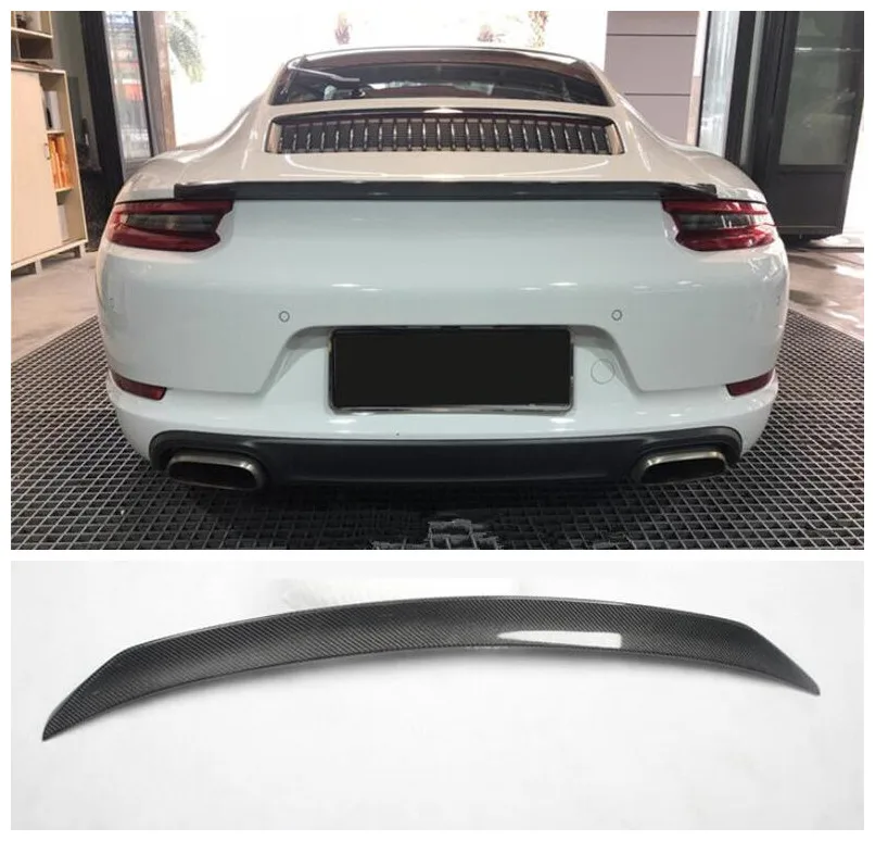 High quality Carbon Fiber Car Rear Trunk Lip Spoiler Wing Fits For Porsche 911 Carrera 2016 2017 2018 2019 2020
High quality Carbon Fiber Car Rear Trunk Lip Spoiler Wing Fits For Porsche 911 Carrera 2016 2017 2018 2019 2020