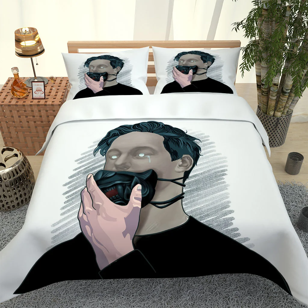 Creative 3D Bedding Sets Masked Figure Duvet Cover Quilt Cover Single Double Queen Luxury Duvet Cover Sets
Creative 3D Bedding Sets Masked Figure Duvet Cover Quilt Cover Single Double Queen Luxury Duvet Cover Sets