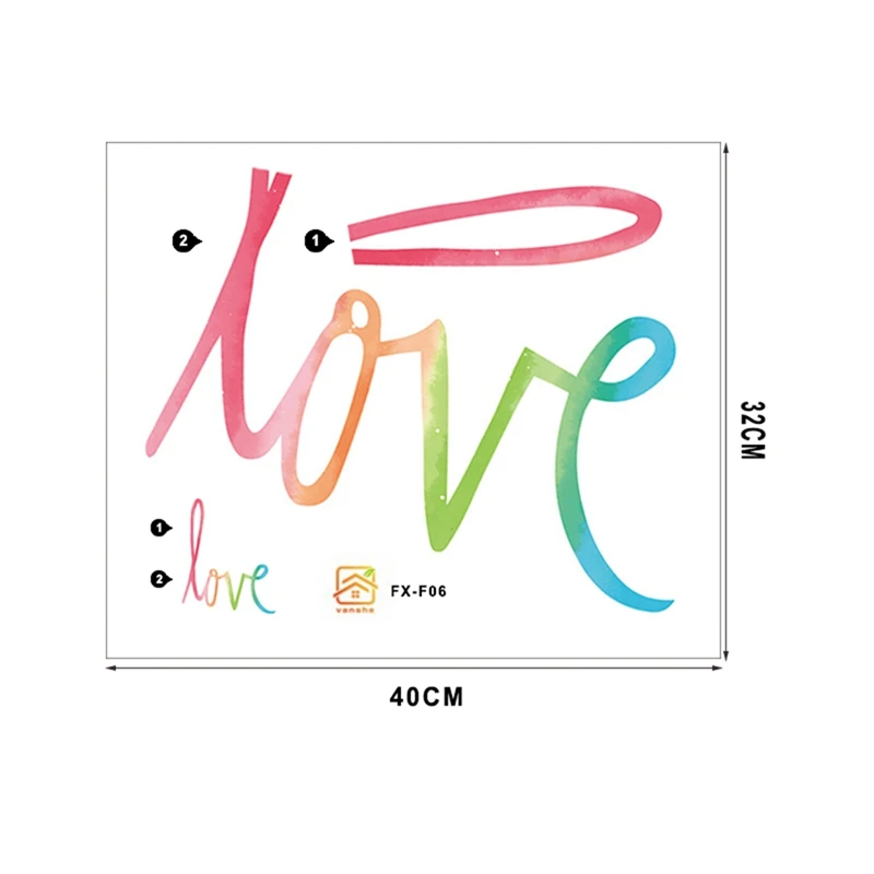 Color LOVE Wall Stickers Simple Life Home Wall Stickers Bedroom Study Removable Decorative Wall Stickers
Color LOVE Wall Stickers Simple Life Home Wall Stickers Bedroom Study Removable Decorative Wall Stickers