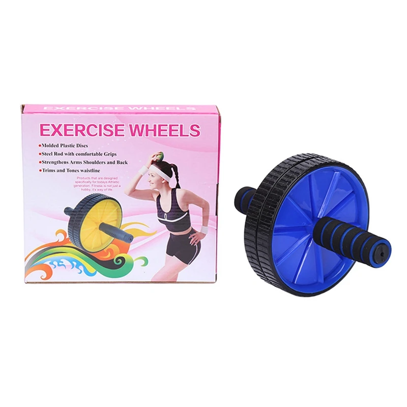 Double-wheeled Updated Ab Abdominal Press Wheel Rollers Gym Exercise Equipment For Body Building Fitness
Double-wheeled Updated Ab Abdominal Press Wheel Rollers Gym Exercise Equipment For Body Building Fitness