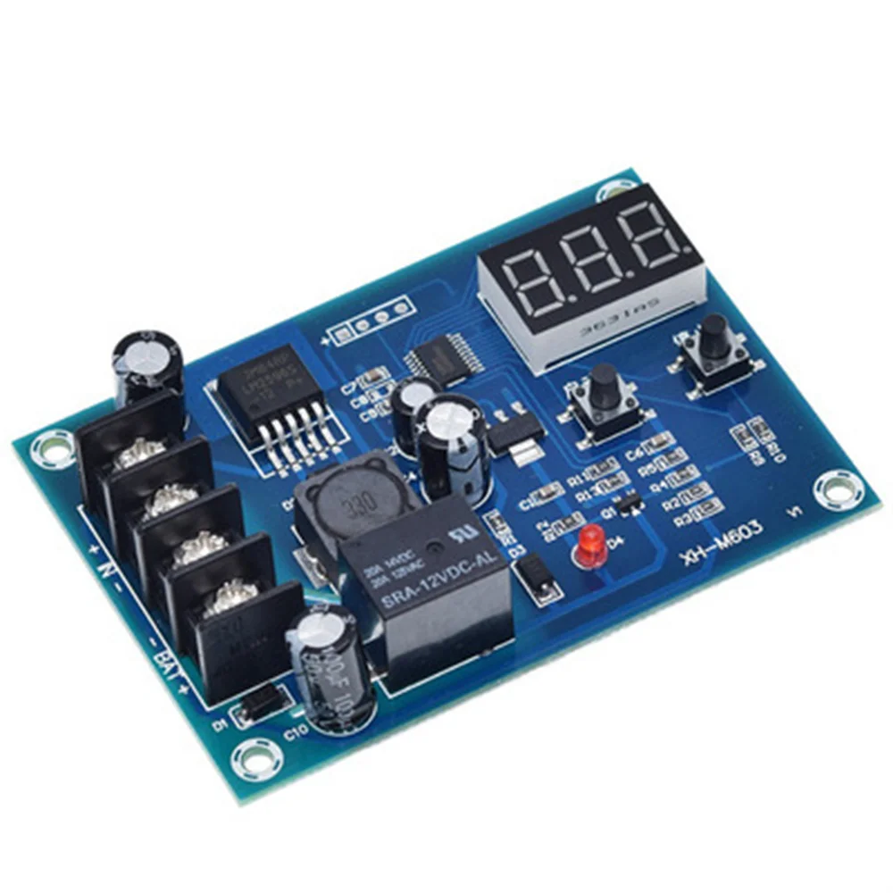 XH-M603 Charging Control Module 12-24V Storage Lithium Battery Charger Control Switch Protection Board With LED Display NEW
XH-M603 Charging Control Module 12-24V Storage Lithium Battery Charger Control Switch Protection Board With LED Display NEW