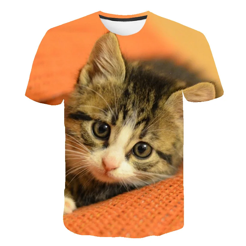 2021 Latest Fashion Soft Cute Cat Men's T-shirt 3D Printed Animal Shirt Men and Women Round Neck Casual Breathable Short Sleeves
2021 Latest Fashion Soft Cute Cat Men's T-shirt 3D Printed Animal Shirt Men and Women Round Neck Casual Breathable Short Sleeves