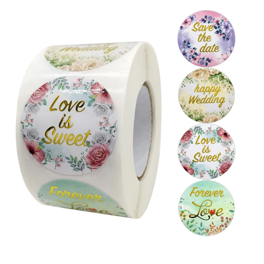 500pcs/roll 1.5inch Love Is Sweet 4 Different Style Stickers Gift Decoration Stickers Favor Labels Gloss Paper
500pcs/roll 1.5inch Love Is Sweet 4 Different Style Stickers Gift Decoration Stickers Favor Labels Gloss Paper