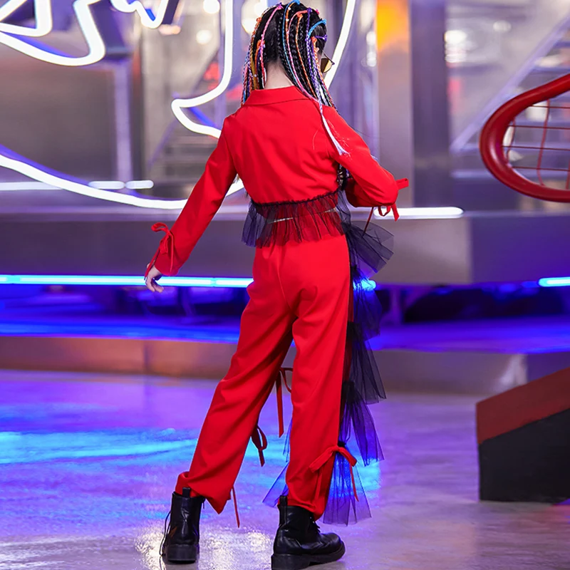 Children Hip Hop Costumes Kids Modern Street Dance Clothing Red Jazz Show Costume Outfit Cheerleading Performance Wear DNV12305
Children Hip Hop Costumes Kids Modern Street Dance Clothing Red Jazz Show Costume Outfit Cheerleading Performance Wear DNV12305