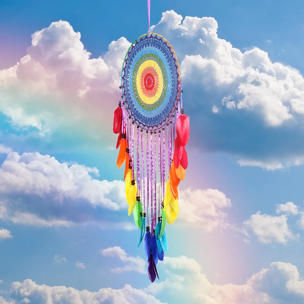 40CM large Wall Handmade Feather Dream Catcher Braided Wind Chimes Art For Dream catcher Hanging Car Home Decoration
40CM large Wall Handmade Feather Dream Catcher Braided Wind Chimes Art For Dream catcher Hanging Car Home Decoration