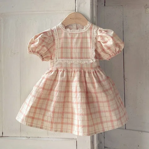 Baby Girls Dress for Children Summer Vintage Short Sleeve Floral One Piece Dresses Kids Frock Korean Newborn Girls Vestidos Robe
Baby Girls Dress for Children Summer Vintage Short Sleeve Floral One Piece Dresses Kids Frock Korean Newborn Girls Vestidos Robe