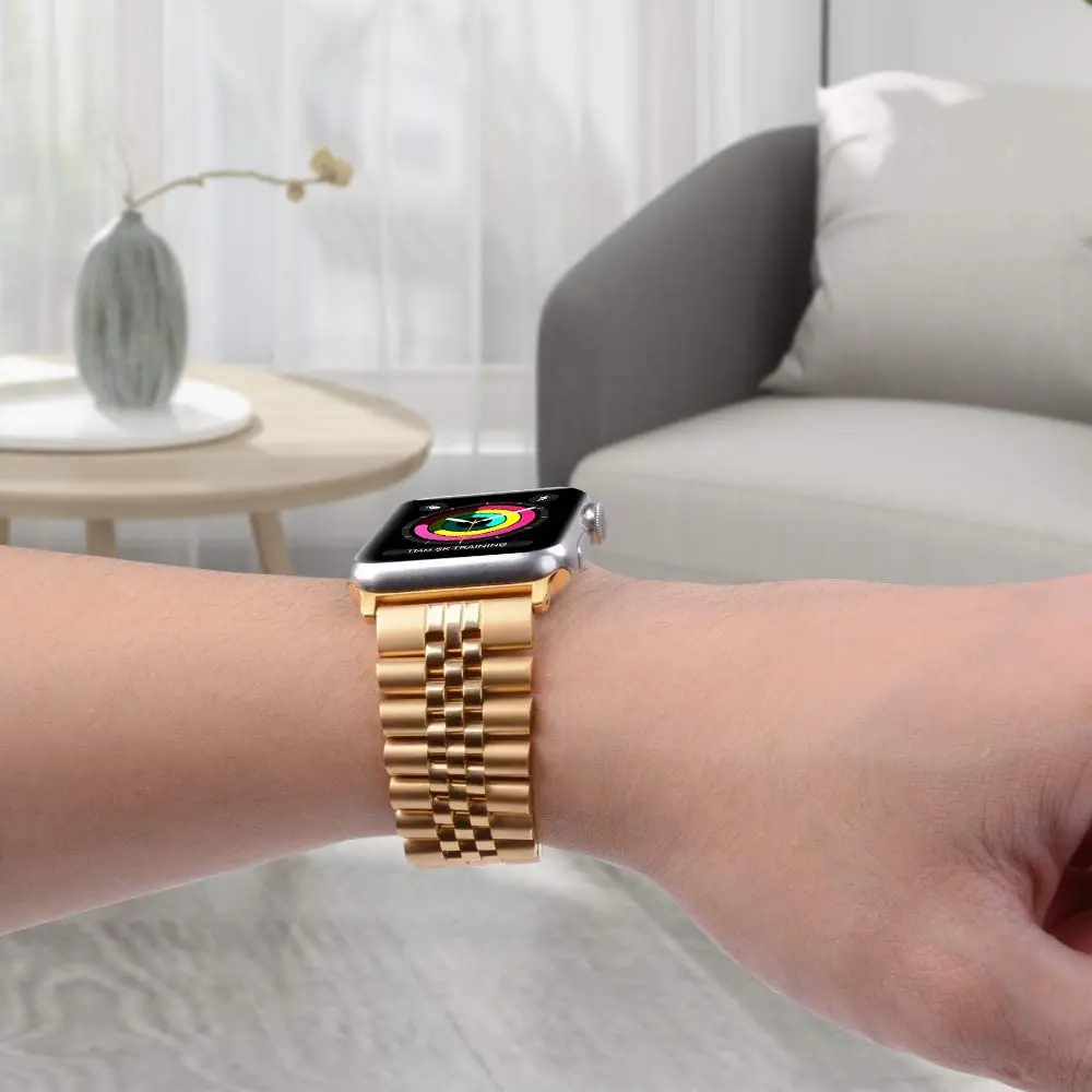 for iwatch band 44mm 40mm series 6 5 4 Stainless Steel Bracelet for apple watch se strap series 3 42mm 38mm men women Wristband
for iwatch band 44mm 40mm series 6 5 4 Stainless Steel Bracelet for apple watch se strap series 3 42mm 38mm men women Wristband