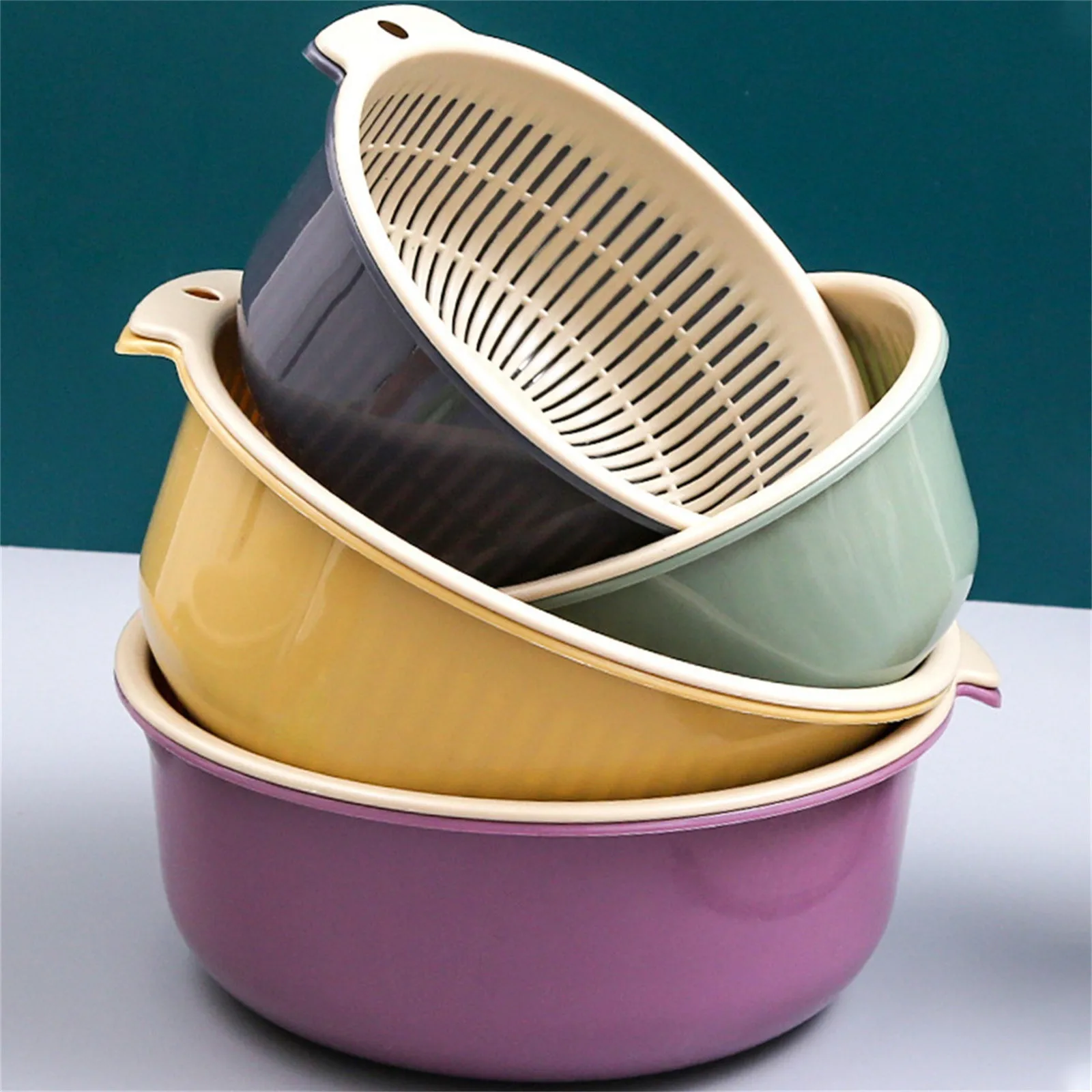 Basket Double-Layer Household Washing And Vegetables Hollow Storage kitchen gadgets and accessories fruit vase Sink Filter#50
Basket Double-Layer Household Washing And Vegetables Hollow Storage kitchen gadgets and accessories fruit vase Sink Filter#50