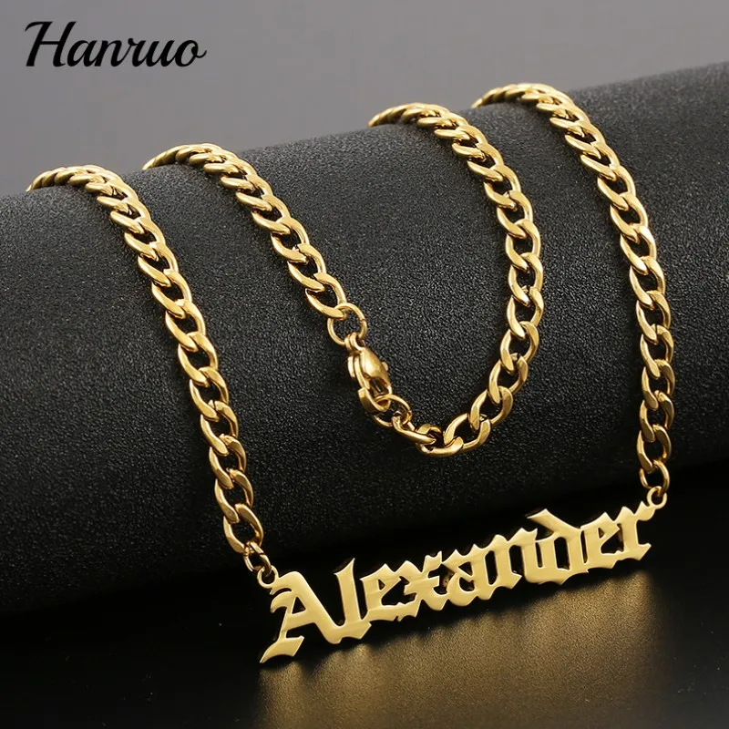 Персонализированное ожерелье на заказ, чокер из нержавеющей стали, золотое ожерелье для женщин, кулон, очаровательные ожерелья с именем, му...
Персонализированное ожерелье на заказ, чокер из нержавеющей стали, золотое ожерелье для женщин, кулон, очаровательные ожерелья с именем, му...