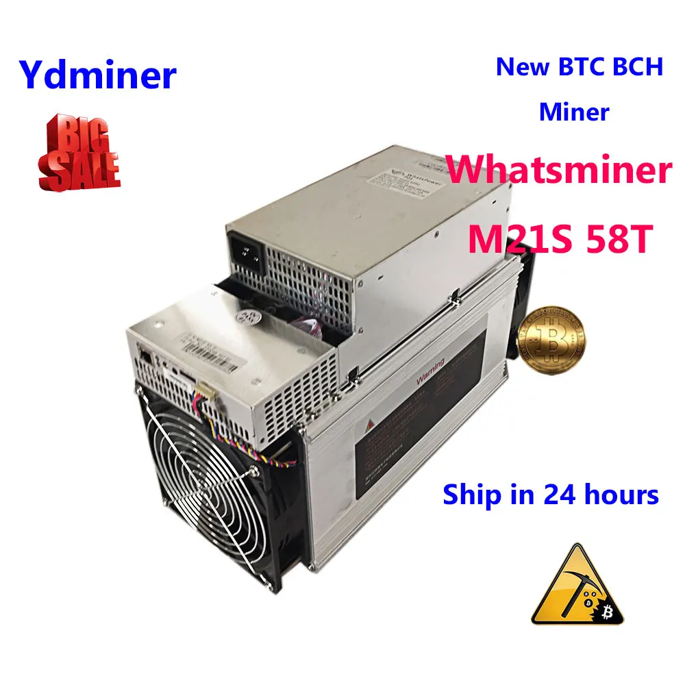 whatsminer m21s 58t ASIC SHA 256 майнер новый биткойн майниг минералы горная машина ферма