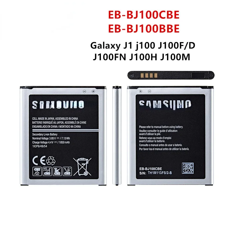 Оригинальная Φ батарея 1850mAh для Samsung Galaxy J1 J100 EB-BJ100CBE J100FN J100H J100M J100Y J100D WO
Оригинальная Φ батарея 1850mAh для Samsung Galaxy J1 J100 EB-BJ100CBE J100FN J100H J100M J100Y J100D WO