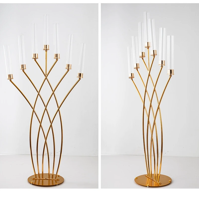 5PCS Metal Candelabra 7 Arms Candle Holders Wedding Table Centerpieces Road Lead Christmas For Home Party Decoration
5PCS Metal Candelabra 7 Arms Candle Holders Wedding Table Centerpieces Road Lead Christmas For Home Party Decoration