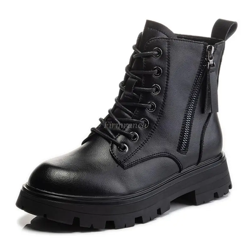 Women's boots autumn 2021 new leather Martin boots casual retro thick heel side zipper mid-tube short boots female trend
Women's boots autumn 2021 new leather Martin boots casual retro thick heel side zipper mid-tube short boots female trend