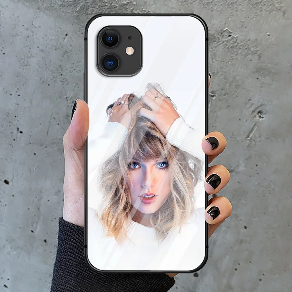 Singer Swift-Taylor Folklore Phone Tempered Glass Case Cover For IPhone 6 6S 7 8 11 12 X Xr Xs Se 2020 Pro Max Plus Mini Cell
Singer Swift-Taylor Folklore Phone Tempered Glass Case Cover For IPhone 6 6S 7 8 11 12 X Xr Xs Se 2020 Pro Max Plus Mini Cell
