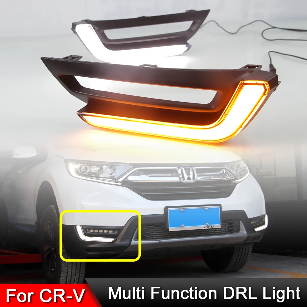 Дневные ходовые огни для переднего бампера Honda CRV CR-V 2017 2018, 2 шт.
Дневные ходовые огни для переднего бампера Honda CRV CR-V 2017 2018, 2 шт.