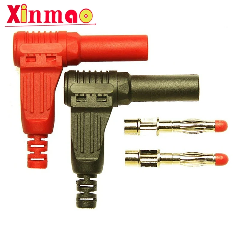2PCS 4mm universal probe plug 4mm banana plug instrument test safety protection 90 degree plug connector
2PCS 4mm universal probe plug 4mm banana plug instrument test safety protection 90 degree plug connector
