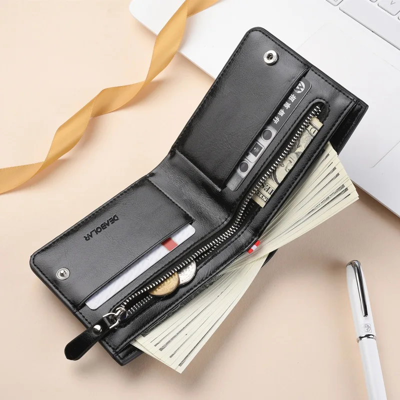 Fashion Luxury Leather Brand Bilfold Men Wallet with Coin Bag Zipper Small Money Purses Dollar Slim Purse Money Clip Wallet
Fashion Luxury Leather Brand Bilfold Men Wallet with Coin Bag Zipper Small Money Purses Dollar Slim Purse Money Clip Wallet