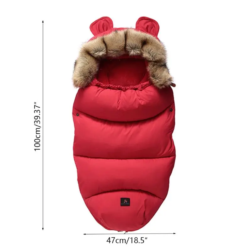 Baby Stroller Sleeping Bag Winter Warm Sleepsacks Robe Newborn Infant Footmuff Q1FE
Baby Stroller Sleeping Bag Winter Warm Sleepsacks Robe Newborn Infant Footmuff Q1FE