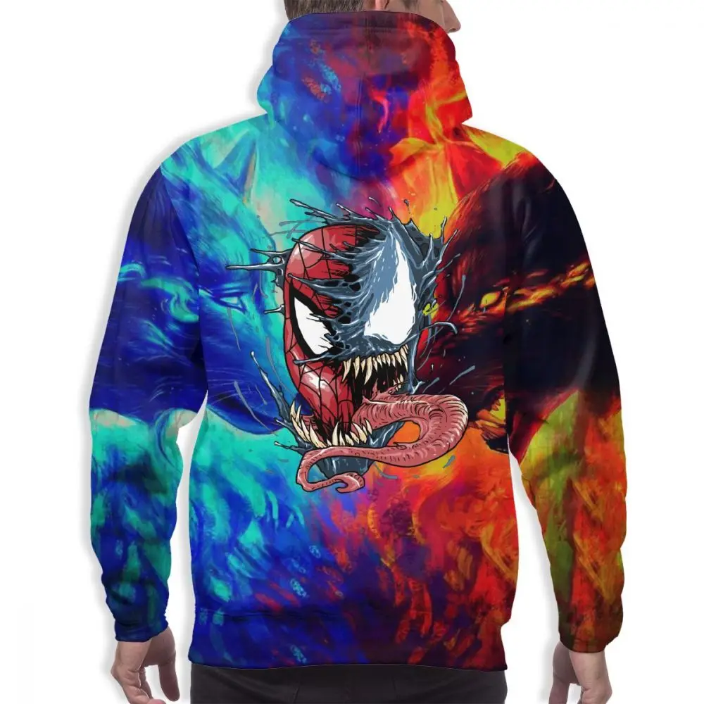 Venom Men's Fashion Hoodie 3D Print Pullover Hooded Sweatshirt