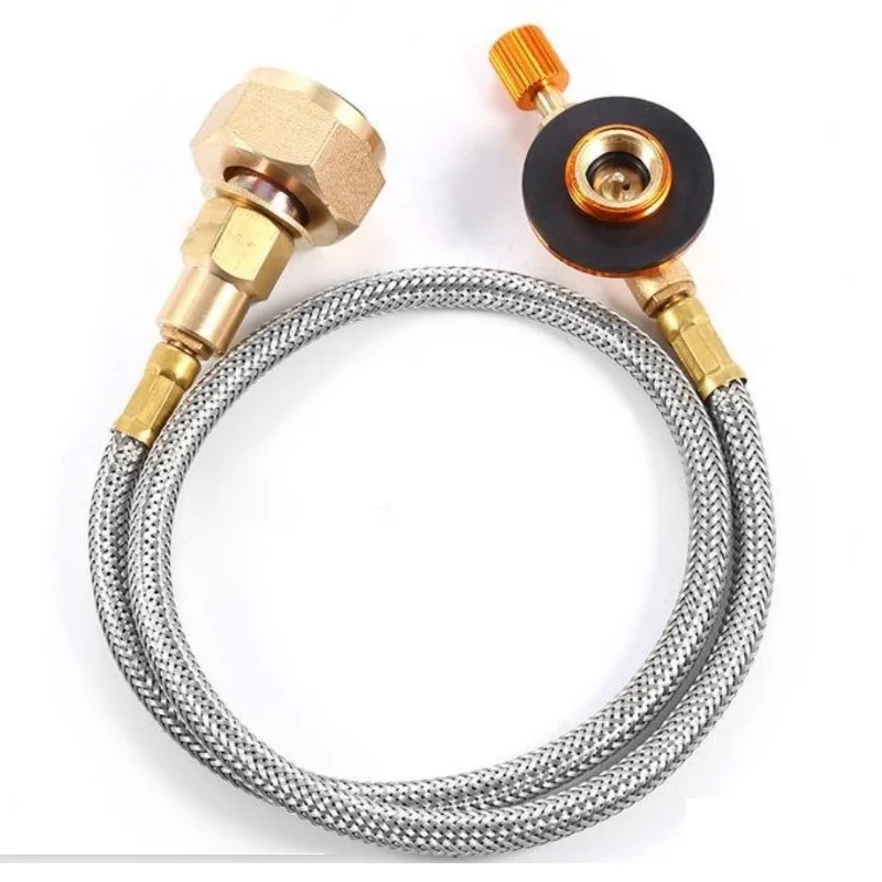 Camping Gas Stove Switch Tool Outdoor Portable Gas tank inflation valve Durable Metal Tube Adapter
Camping Gas Stove Switch Tool Outdoor Portable Gas tank inflation valve Durable Metal Tube Adapter