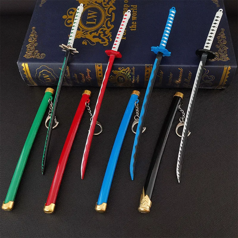 22Cm Roronoa Zoro Metal Sword Weapon Keychains Anime One Piece With Scabbard Katana Desktop Ornaments Key Chains Kids Toys Gifts
22Cm Roronoa Zoro Metal Sword Weapon Keychains Anime One Piece With Scabbard Katana Desktop Ornaments Key Chains Kids Toys Gifts