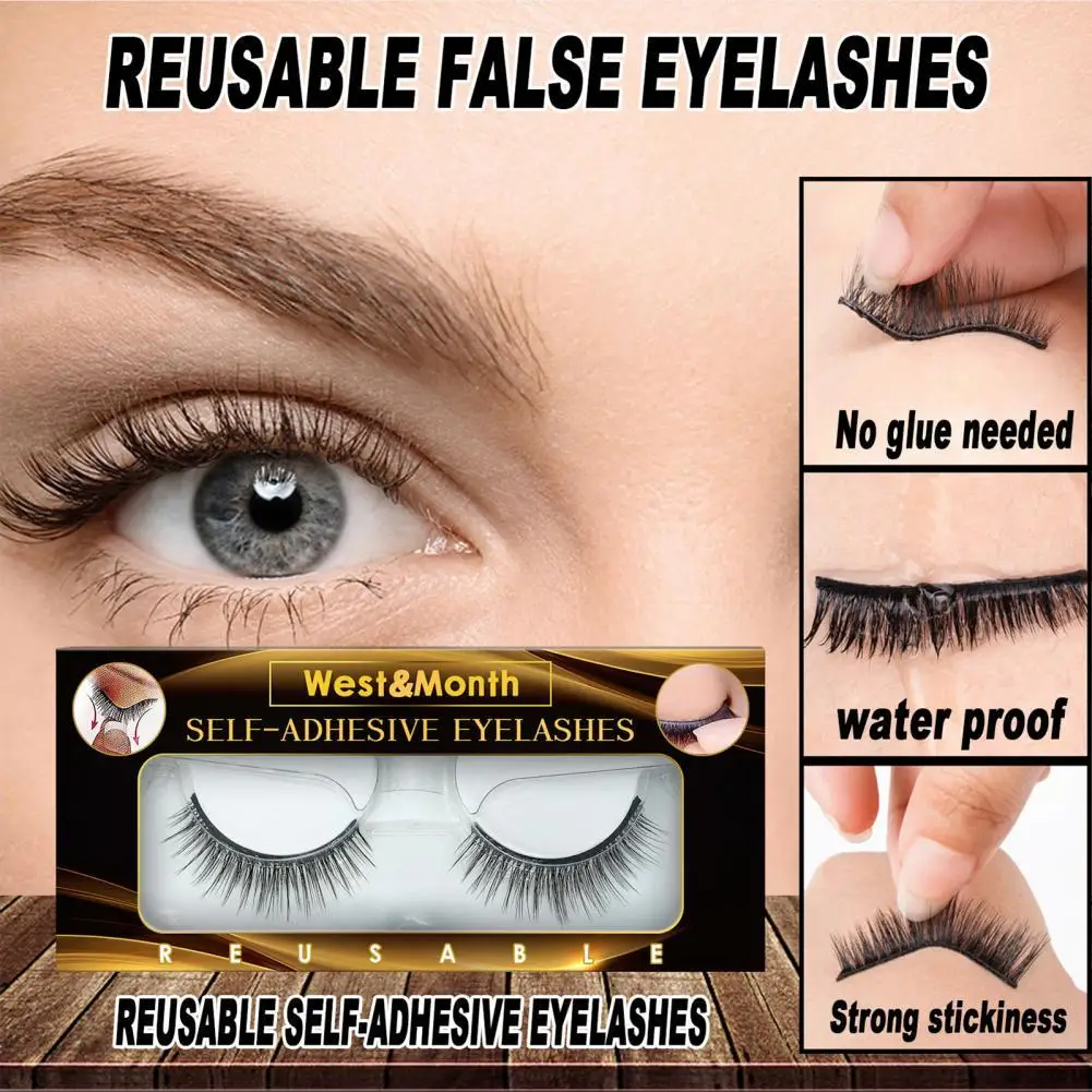 1 Pair Artificial Lashes Soft Self-Adhesive No Glue Needed 3D Fake Lashes Extension for Girls 3D Fake Lashes Fake Eyelashes
1 Pair Artificial Lashes Soft Self-Adhesive No Glue Needed 3D Fake Lashes Extension for Girls 3D Fake Lashes Fake Eyelashes