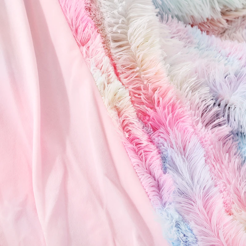 Fluffy Long Plush Throw Blanket Super Soft Double-sided Bedspread Blankets Adults Children Shaggy Shawl Blanket Sofa Blanket
Fluffy Long Plush Throw Blanket Super Soft Double-sided Bedspread Blankets Adults Children Shaggy Shawl Blanket Sofa Blanket