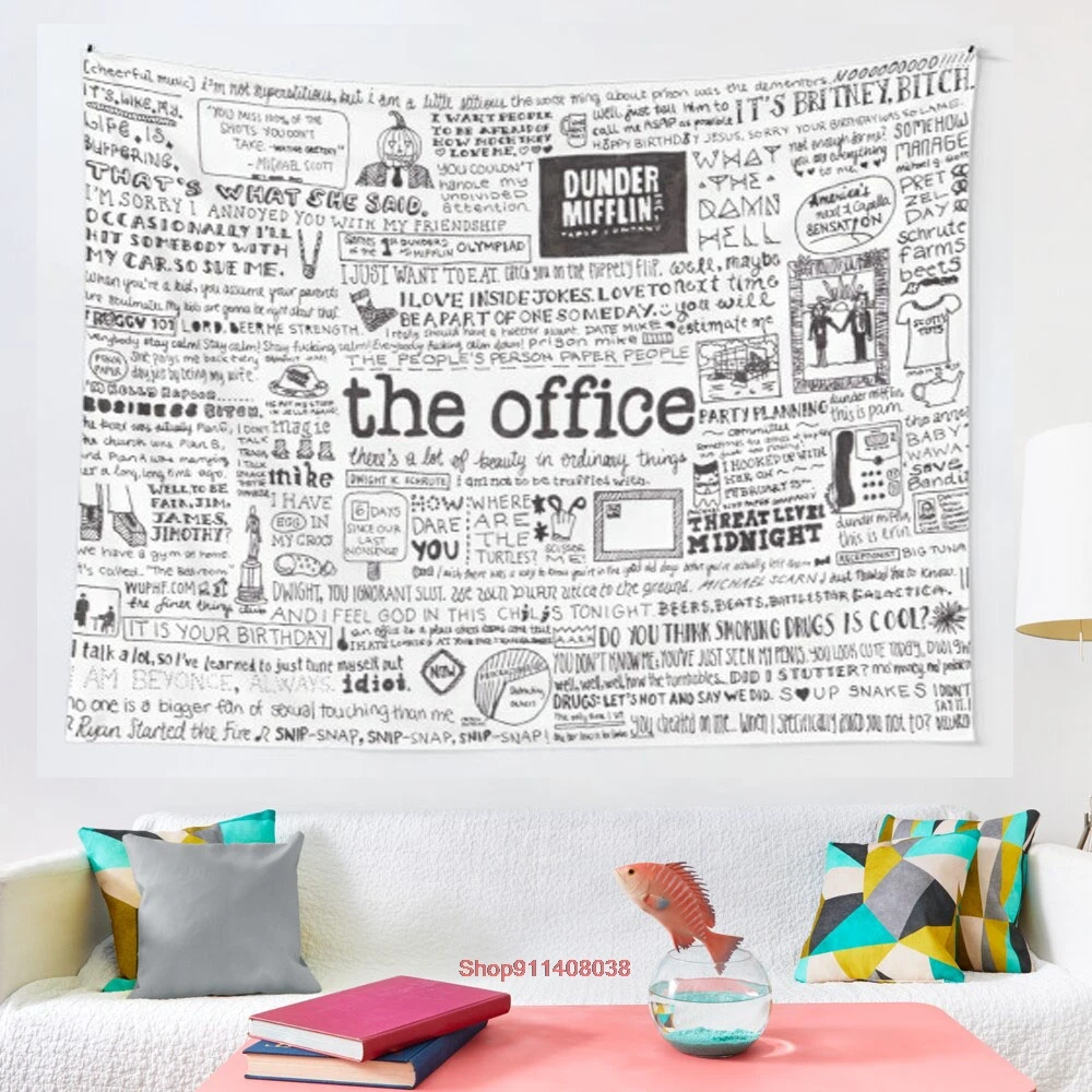 A Visual Representation of the Office tapestry Cover Beach Towel Picnic Yoga Mat Home Decoration Wall Hanging
A Visual Representation of the Office tapestry Cover Beach Towel Picnic Yoga Mat Home Decoration Wall Hanging