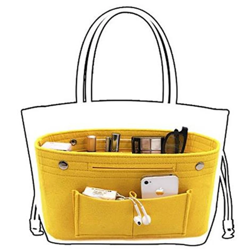 Obag Felt Cloth Inner Bag Women Fashion Handbag Multi-pockets Storage Cosmetic Organizer Bags Luggage Bags Accessories
Obag Felt Cloth Inner Bag Women Fashion Handbag Multi-pockets Storage Cosmetic Organizer Bags Luggage Bags Accessories