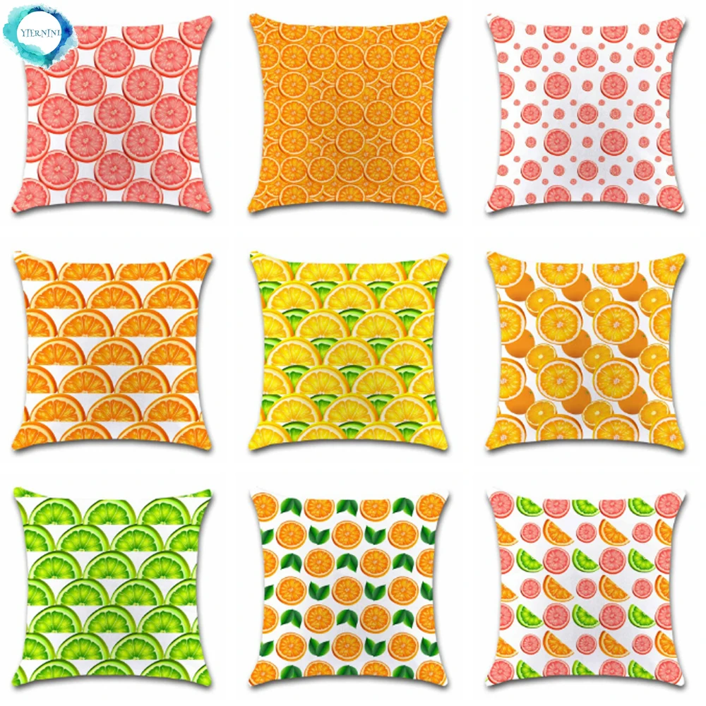 Decorative Throw Pillow Cover Fruit Orange Lemon Green Lime Pillow Case Home Sofa Bedroom Polyester Cushion Cover 45X45CM
Decorative Throw Pillow Cover Fruit Orange Lemon Green Lime Pillow Case Home Sofa Bedroom Polyester Cushion Cover 45X45CM