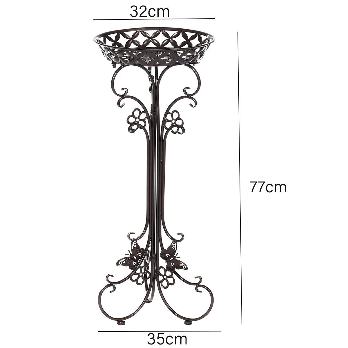 2pcs Holder Flower Stand Metal Plant Pot Stand Flower Display Shelf Garden Patio Home Outdoor Black Flower Tray Home Decoration
2pcs Holder Flower Stand Metal Plant Pot Stand Flower Display Shelf Garden Patio Home Outdoor Black Flower Tray Home Decoration