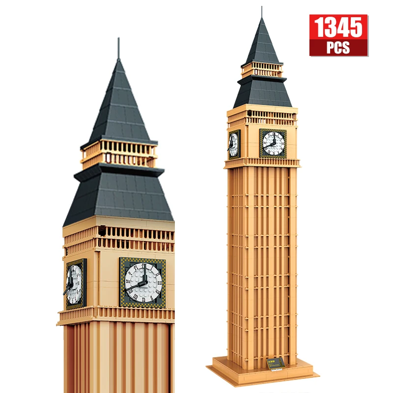 1345 Pcs World Famous Architecture London Big Ben Building Blocks MOC City Street View Bricks Educational Toy for Children Gifts
1345 Pcs World Famous Architecture London Big Ben Building Blocks MOC City Street View Bricks Educational Toy for Children Gifts