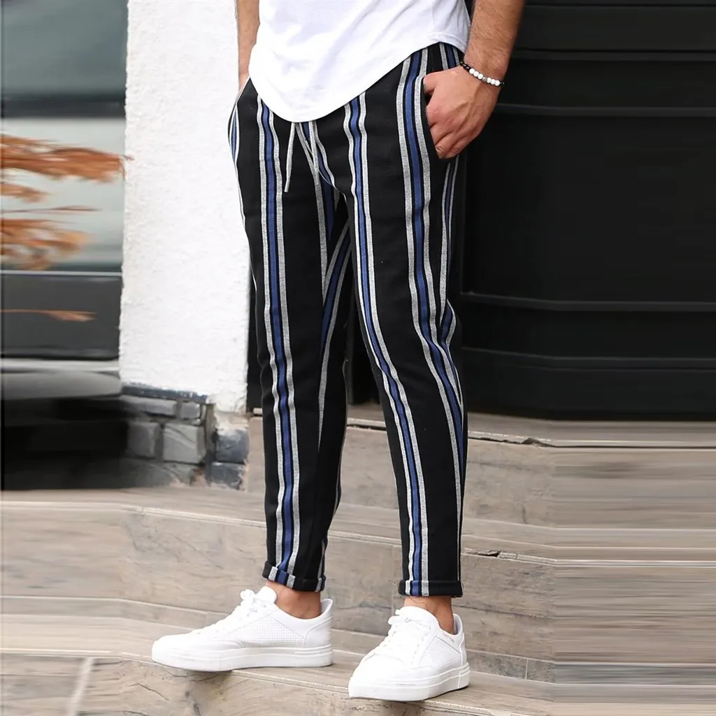 Men Summer Sport Cargo Pants Hip Hop Joggers Splicing Striped Overalls Casual Pocket Work Trousers Sweatpants Streetwear 2020
Men Summer Sport Cargo Pants Hip Hop Joggers Splicing Striped Overalls Casual Pocket Work Trousers Sweatpants Streetwear 2020