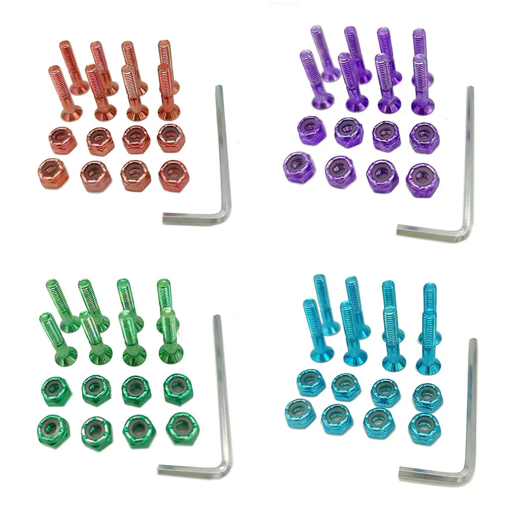 8pcs Skateboard Hoverboard For M365 Electric Freestyle Kick Scooter Accessories Screw 1 Inch Color Plating 25mm Bridge Screw
8pcs Skateboard Hoverboard For M365 Electric Freestyle Kick Scooter Accessories Screw 1 Inch Color Plating 25mm Bridge Screw