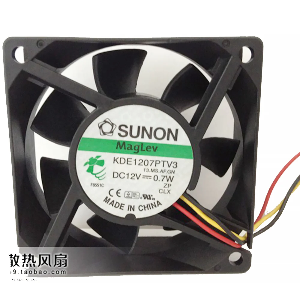 For Sunon 7025 7CM DC 12V 0.7W KDE1207PTV3 server cooling fan 70X70X25mm
For Sunon 7025 7CM DC 12V 0.7W KDE1207PTV3 server cooling fan 70X70X25mm