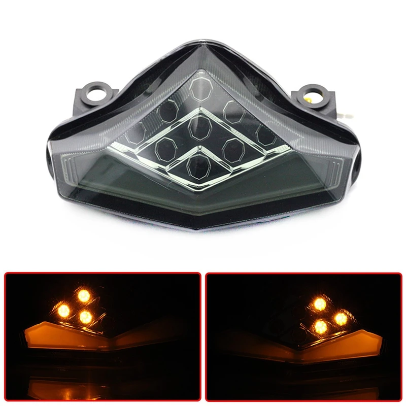 Motorcycle Tai Llight LED Integrated Turn Signal Blinker Smoke for Ninja650 650R ER6N ER6F 2012-2016
Motorcycle Tai Llight LED Integrated Turn Signal Blinker Smoke for Ninja650 650R ER6N ER6F 2012-2016