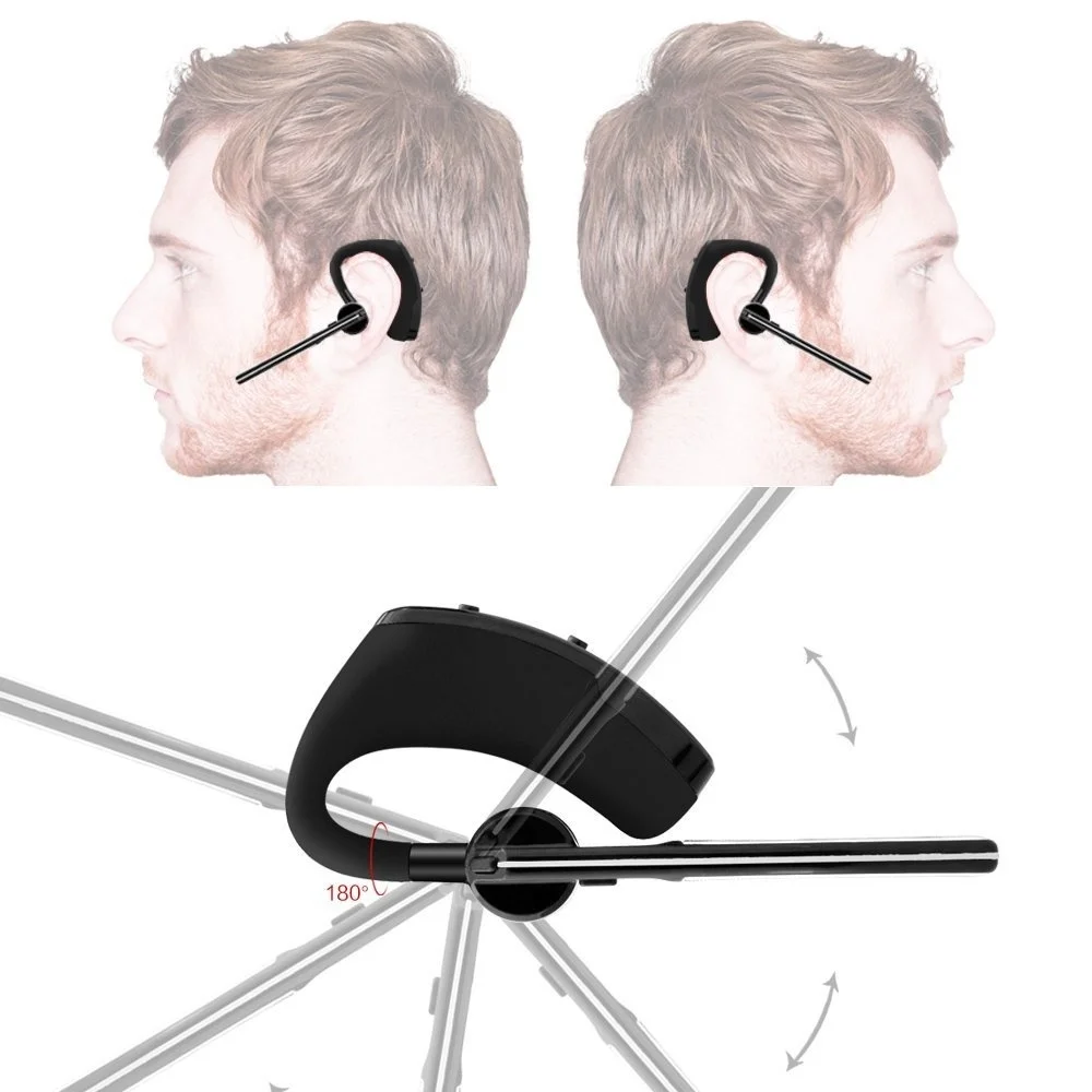 Bluetooth Headset, Hand-free Wireless HD Stereo Bluetooth 4.0 Headphones/ Earbuds/ Earpieces with Microphone for IOS , Android
Bluetooth Headset, Hand-free Wireless HD Stereo Bluetooth 4.0 Headphones/ Earbuds/ Earpieces with Microphone for IOS , Android