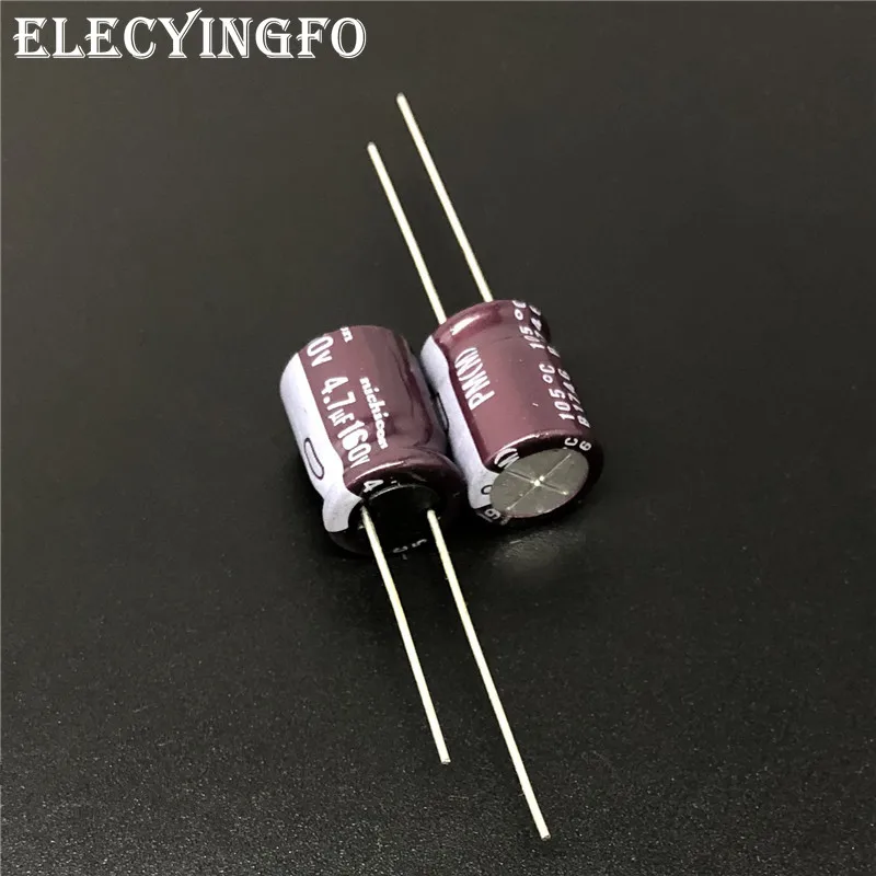 10 шт./100 шт. 4,7 мкФ 160V NICHICON PM серия 10x12,5 мм 160V4.7uF низкое сопротивление Алюминий электролитический конденсатор с алюминиевой крышкой
10 шт./100 шт. 4,7 мкФ 160V NICHICON PM серия 10x12,5 мм 160V4.7uF низкое сопротивление Алюминий электролитический конденсатор с алюминиевой крышкой