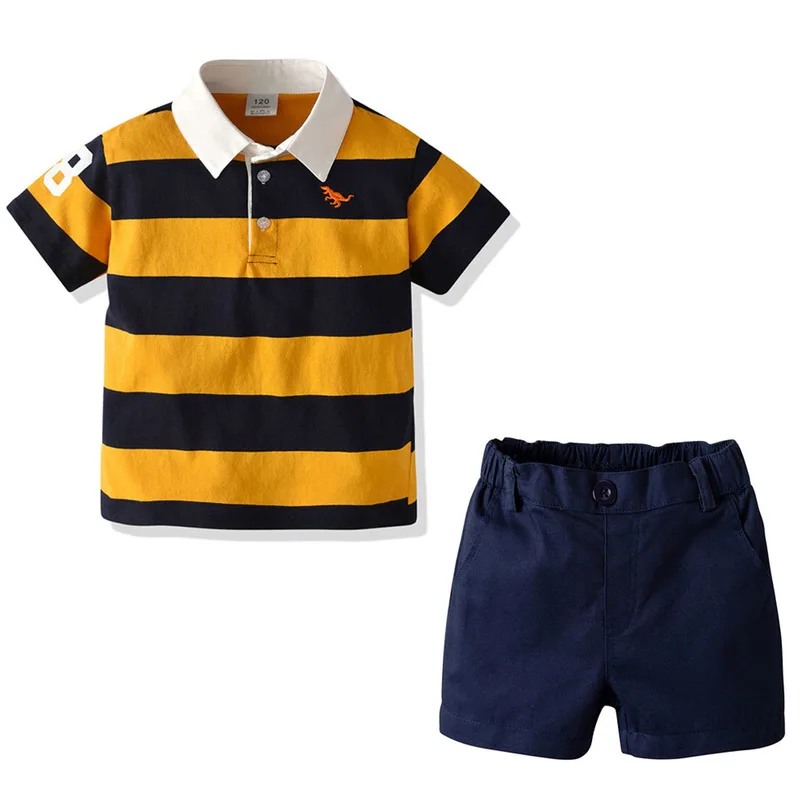 Fashion Baby Boy Clothes Sets Stripes T-shirt Pants 0-6 Years Cool Summer Cotton Outfits for Infants Kids Children Toddler
Fashion Baby Boy Clothes Sets Stripes T-shirt Pants 0-6 Years Cool Summer Cotton Outfits for Infants Kids Children Toddler